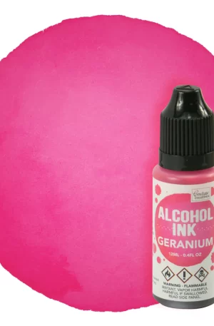 Alcohol Ink Flamingo Geranium