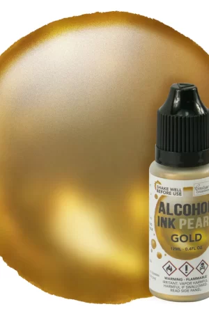 Pearl Gold Alcohol Ink
