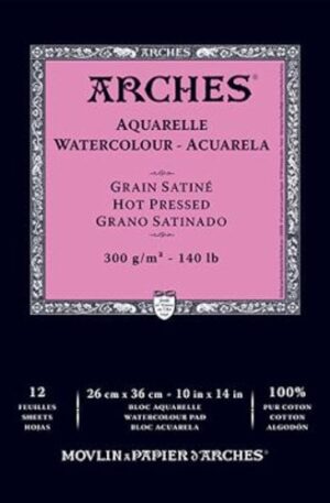 Arches Watercolour Pad Hot Pressed
