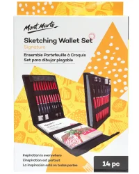 Sketching Wallet Set 14pc Set – Mont Marte