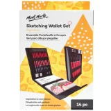 Sketching Wallet Set 14pc Set Mont Marte