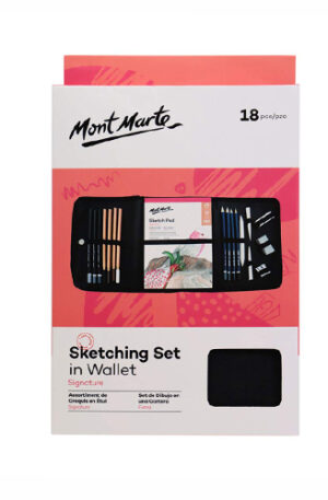 Mont Marte Sketching Wallet Set 18 Piece