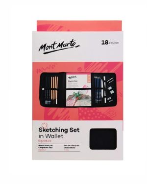Sketching Wallet Set 18pc Set – Mont Marte
