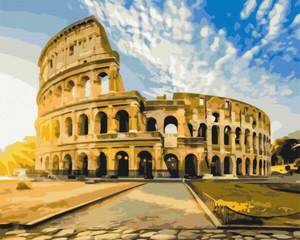 Colosseum at Sunrise Image