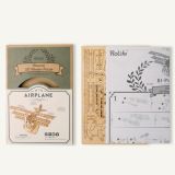 Bi-Plane Model 145 Pieces by Robotime