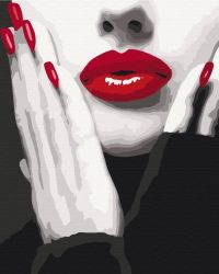 Spectacular Red – Paint by Numbers