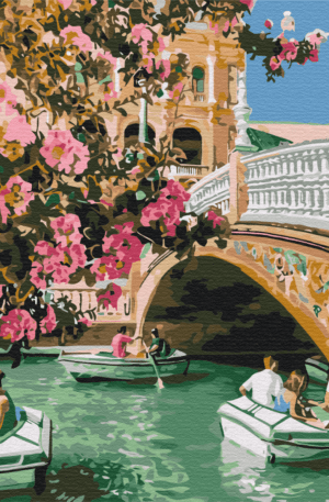 Spring a Venice Paint by Numbers Image