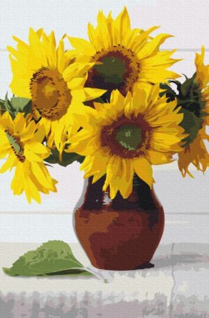 Sunflowers Paint By Numbers Image