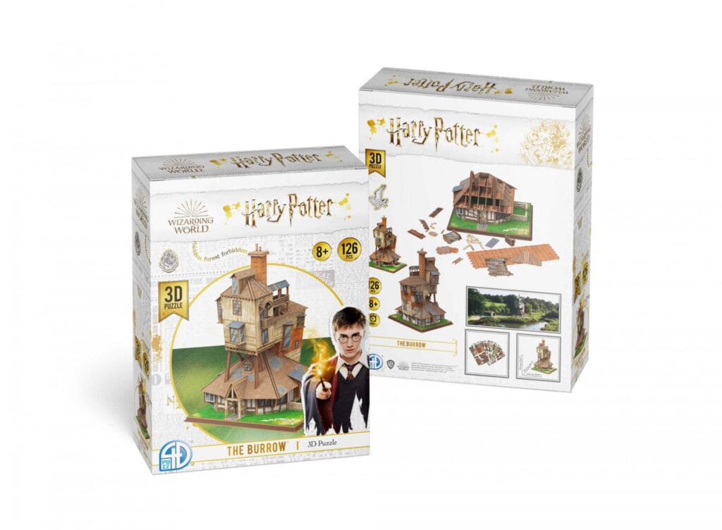 Harry Potter The Burrow 3D Puzzle Crafty Arts