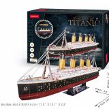 CubicFun Titanic 3D LED Puzzle (266pce)