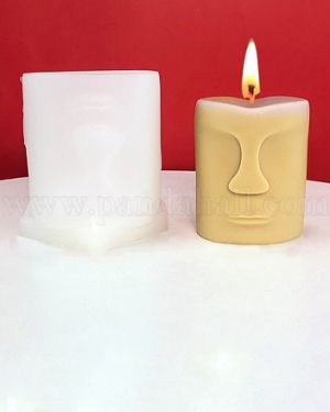 Abstract Face 91x83x76 Silicone Mould – Candle Mould