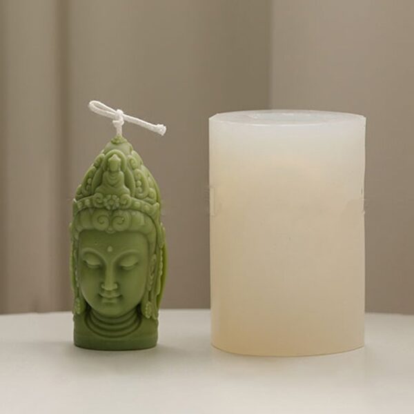 Avalokitesvara Head Candle Mould