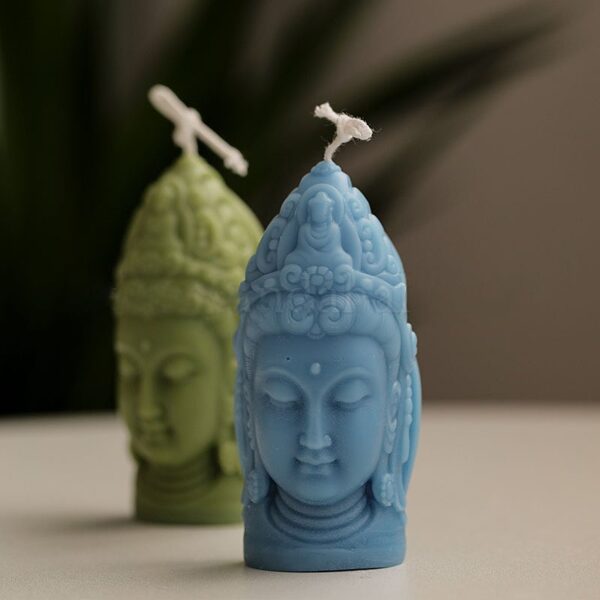 Avalokitesvara Head Candle Mould Example 2