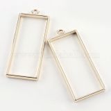 Bezel Pendant Rectangle Gold Image