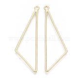 Bezel Pendant Triangle Light Gold