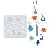 Cabachon and Pendant Mixed Shapes Silicone Mould Examples