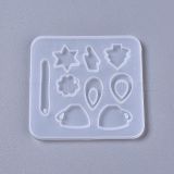 Cabachon and Pendant Mixed Shapes Silicone Mould Front
