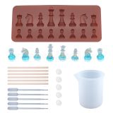 Chess Piece Set silicone mould Contents