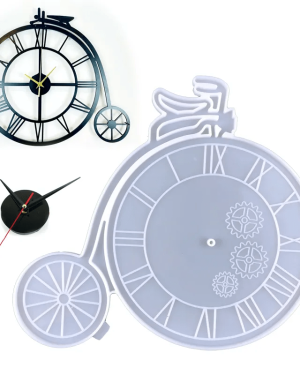Clock Face Penny Fathering Silicone Mould