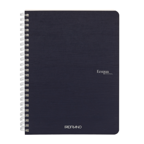 Fabriano EcoQua Spiral Notebook A5 black