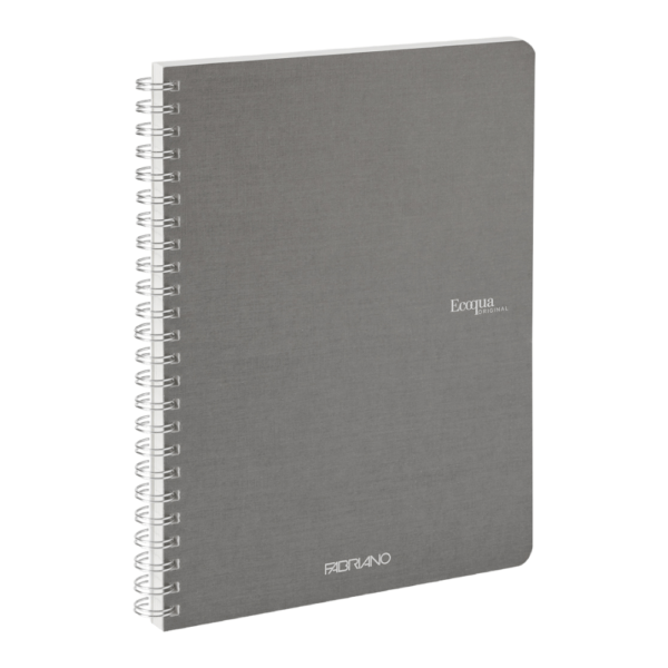 Fabriano EcoQua Spiral Notebook A5 Grey