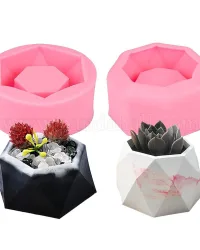 Flower Pot 2 piece Hex – Silicone Mould