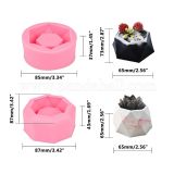 Flower Pot 2 piece Hex – Silicone Mould