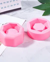 Flower Pot 2 piece Hex – Silicone Mould