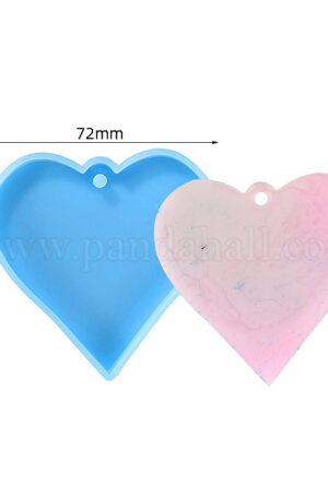 Heart Keyring Silicone Mould