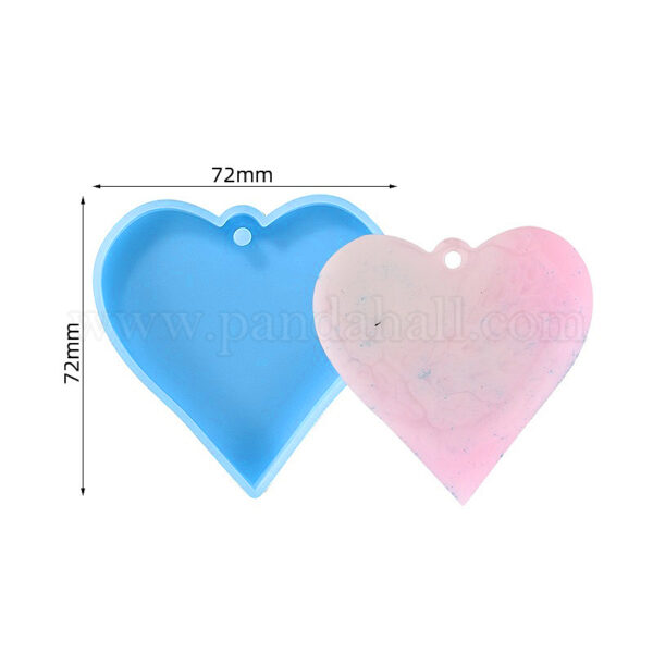 Heart Keyring Silicone Mould