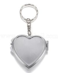 Keychain Mirror Compact Heart