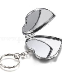 Keychain Mirror Compact Heart