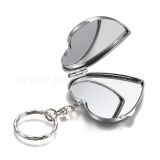 Keychain Mirror Compact Heart