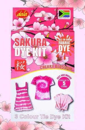 Sakura cherry blossom mini tie dye kit by dala
