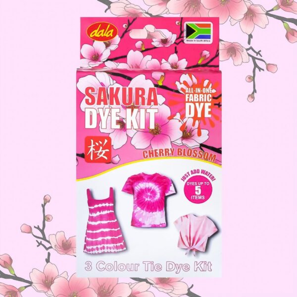 Sakura cherry blossom mini tie dye kit by dala