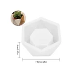 Silicone Mould Planters - Various Sizes - Short Hex