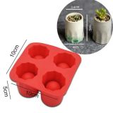 Silicone Mould Planters 4 Mini Pots