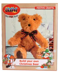 Build Your Own Christmas Bear Kit- Crazy Crafts