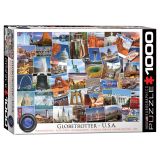 Puzzle - Globe Trotter USA (1000pce)
