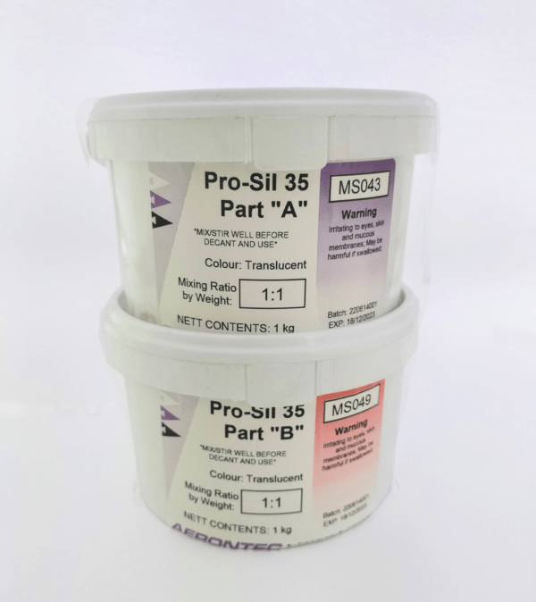 Pro Sil 35A Part 1 and Part 2 Translucent
