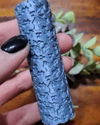 Polymer Clay Texture Roller Xmas Holly Leaf