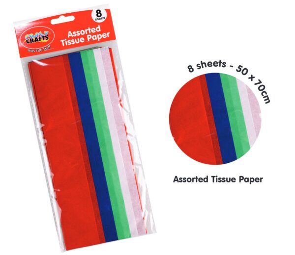 Tissue Paper Assorted 8 Sheets
