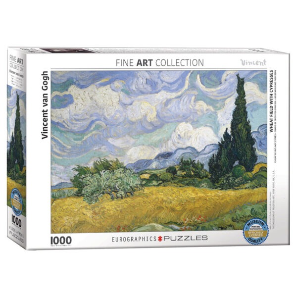 Wheatfield with Cypress 1000 Piece Puzzle