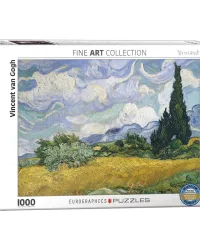 Wheatfield with Cypress – 1000 Piece Puzzle