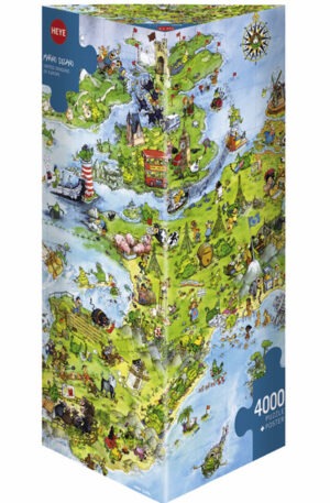 Puzzle 4000pce United Dragons of Europe boxed by Heye