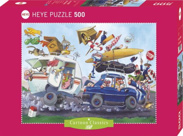 Off on Holiday! 500pce puzzle boxed by Heye