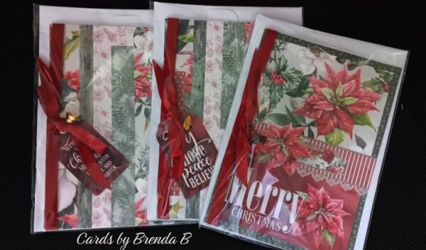Handmade Christmas greeting cards by Brenda B