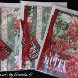 Handmade Christmas greeting cards by Brenda B