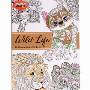 Colouring Book A4 Wild Life