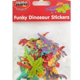 Funky Dinosaur Foam Stickers